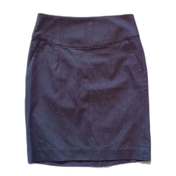 NWT Banana Republic Pockets Pencil Business Office Brown Gray Skirt 6 Small Med - Picture 2 of 12